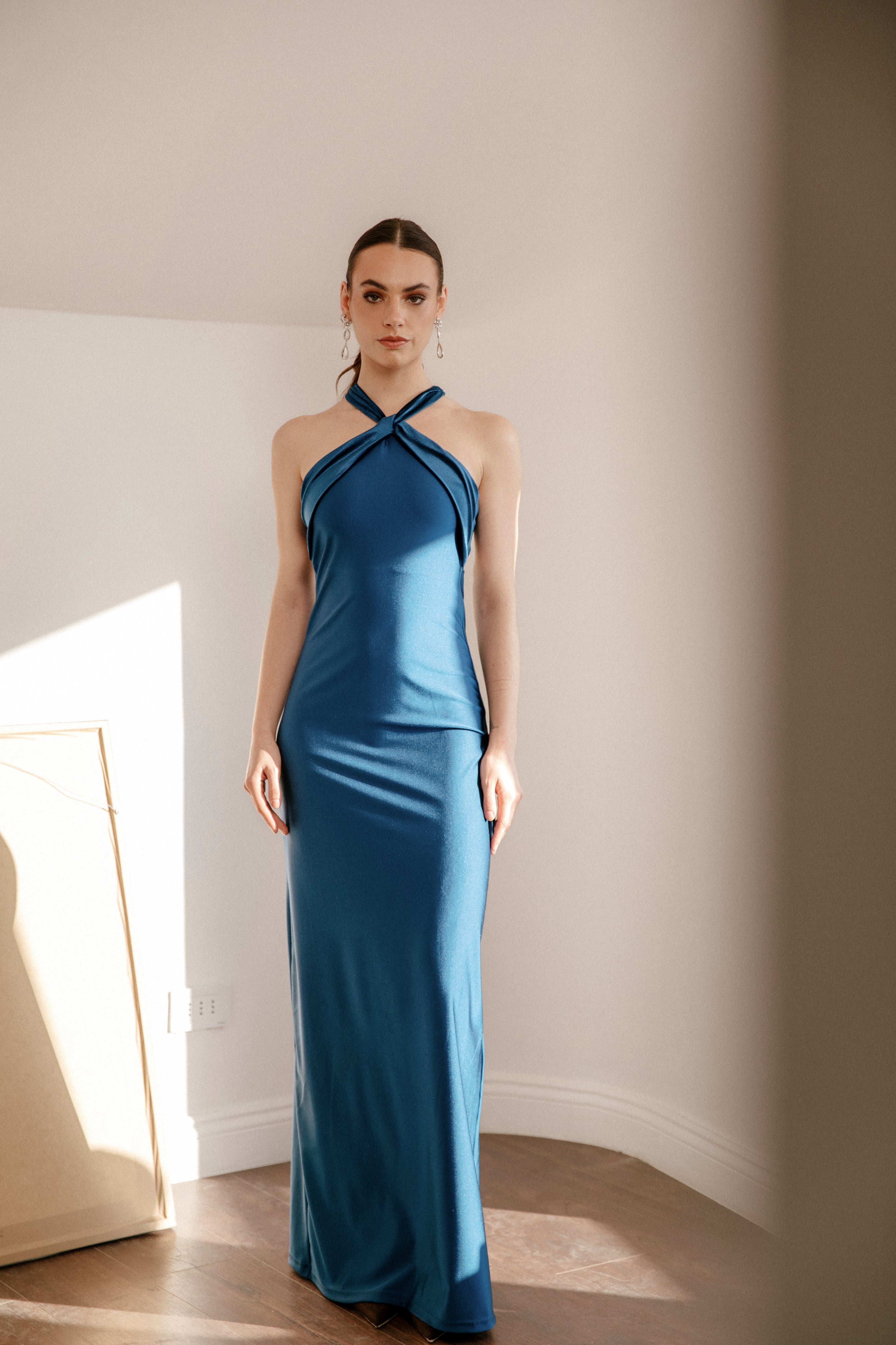 Vestido Faustina Turquesa