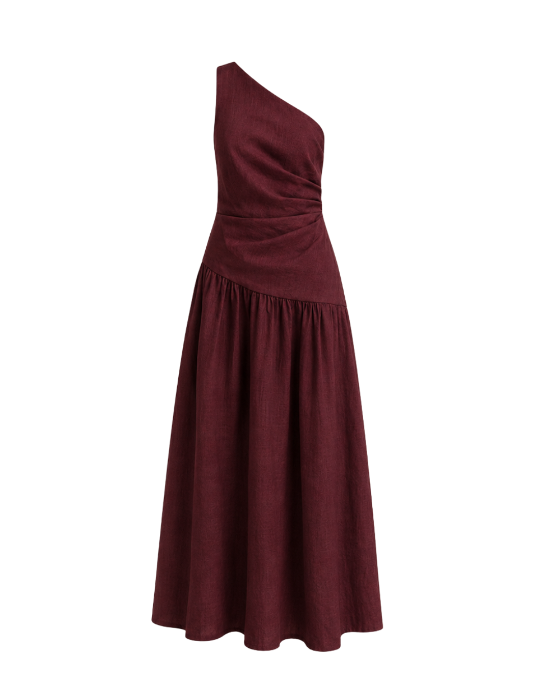 Vestido Zinnia Burdeo