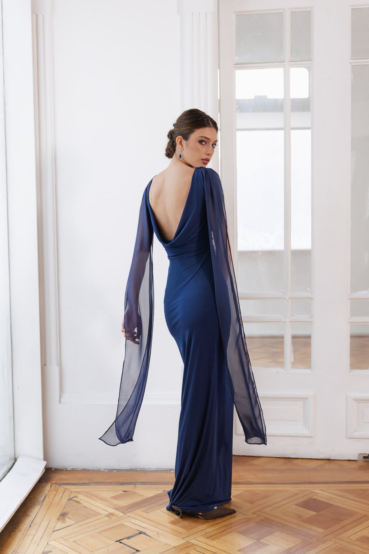 Vestido Fiesta Lilium Azul